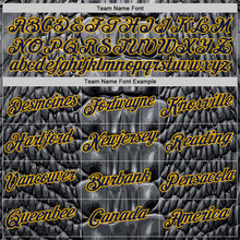 Загрузить изображение в средство просмотра галереи, Custom Stitched Gray Navy Black-Gold 3D Pattern Design Snake Skin Print Sportswear Pullover Sweatshirt Hoodie
