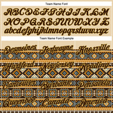 Загрузить изображение в средство просмотра галереи, Custom Cream Brown-Old Gold 3D Pattern Design Western Cowboy Tribal Ethnic Sports Pullover Sweatshirt Hoodie