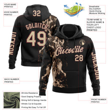 Laden Sie das Bild in den Galerie-Viewer, Custom Black City Cream-Burgundy 3D Pattern Design Western Cowboy Tribal Ethnic Sports Pullover Sweatshirt Hoodie