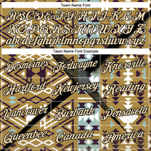 Загрузить изображение в средство просмотра галереи, Custom Old Gold City Cream-Black 3D Pattern Design Western Cowboy Tribal Ethnic Sports Pullover Sweatshirt Hoodie