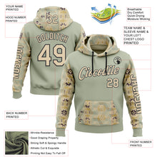 Загрузить изображение в средство просмотра галереи, Custom Green City Cream-Black 3D Pattern Design Western Cowboy Tribal Ethnic Sports Pullover Sweatshirt Hoodie