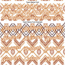 Laden Sie das Bild in den Galerie-Viewer, Custom White Texas Orange-Black 3D Pattern Design Western Cowboy Tribal Ethnic Sports Pullover Sweatshirt Hoodie