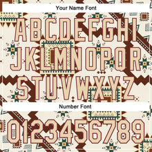 Загрузить изображение в средство просмотра галереи, Custom White City Cream-Burgundy 3D Pattern Design Western Cowboy Tribal Ethnic Sports Pullover Sweatshirt Hoodie