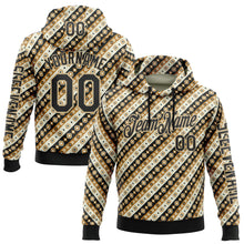 Загрузить изображение в средство просмотра галереи, Custom City Cream Black 3D Pattern Design Western Cowboy Tribal Ethnic Sports Pullover Sweatshirt Hoodie