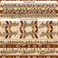 Laden Sie das Bild in den Galerie-Viewer, Custom City Cream Brown 3D Pattern Design Western Cowboy Tribal Ethnic Sports Pullover Sweatshirt Hoodie