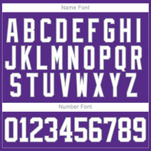 Load image into Gallery viewer, Custom Purple White-Gray 3D Splash Hockey Lace Neck Jersey