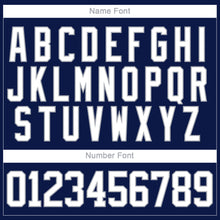 Load image into Gallery viewer, Custom Navy White-Gray 3D Splash Hockey Lace Neck Jersey