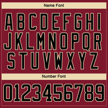 Load image into Gallery viewer, Custom Crimson Black-Cream 3D Splash Hockey Lace Neck Jersey