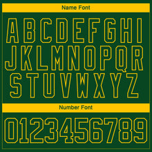 Загрузить изображение в средство просмотра галереи, Custom Green Yellow-White 3D Splash Hockey Lace Neck Jersey