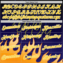 Laden Sie das Bild in den Galerie-Viewer, Custom Blue Yellow-White 3D Abstract Flame Sports Pullover Sweatshirt Hoodie