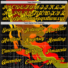 Загрузить изображение в средство просмотра галереи, Custom Red Yellow-Black 3D Abstract Flame Sports Pullover Sweatshirt Hoodie