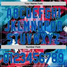 Загрузить изображение в средство просмотра галереи, Custom Black Thunder Blue Red-Aqua 3D Abstract Flame Sports Pullover Sweatshirt Hoodie