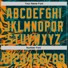 Загрузить изображение в средство просмотра галереи, Custom Green Bay Orange-Aqua 3D Abstract Flame Sports Pullover Sweatshirt Hoodie