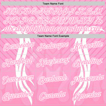 Загрузить изображение в средство просмотра галереи, Custom Light Pink White 3D Abstract Flame Sports Pullover Sweatshirt Hoodie