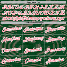 Charger l'image dans la galerie, Custom Stitched Green Medium Pink-White 3D Pattern Design Curve Lines Sports Pullover Sweatshirt Hoodie