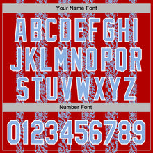 Load image into Gallery viewer, Custom Stitched Red Light Blue-White 3D Pattern Design Abstract Shape Sports Pullover Sweatshirt Hoodie