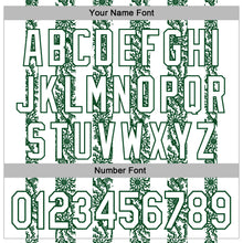 Загрузить изображение в средство просмотра галереи, Custom Stitched White Green 3D Pattern Design Abstract Shape Sports Pullover Sweatshirt Hoodie