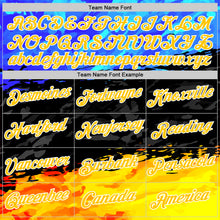 Загрузить изображение в средство просмотра галереи, Custom Stitched Black Yellow Blue-White 3D Pattern Design Splash Sports Pullover Sweatshirt Hoodie