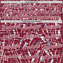 Load image into Gallery viewer, Custom Stitched Crimson White 3D Pattern Design Line Sports Pullover Sweatshirt Hoodie