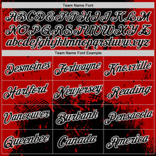 Загрузить изображение в средство просмотра галереи, Custom Stitched Black Red-White 3D Pattern Design Abstract Splatter Grunge Art Sports Pullover Sweatshirt Hoodie