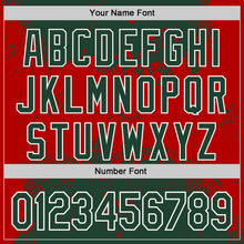 Load image into Gallery viewer, Custom Stitched Green Red-White 3D Pattern Design Abstract Splatter Grunge Art Sports Pullover Sweatshirt Hoodie