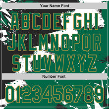 Загрузить изображение в средство просмотра галереи, Custom Stitched Black Kelly Green Old Gold-White 3D Pattern Design Splash Torn Paper Style Sports Pullover Sweatshirt Hoodie