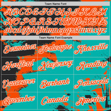 Загрузить изображение в средство просмотра галереи, Custom Stitched Black Orange Aqua-White 3D Pattern Design Splash Torn Paper Style Sports Pullover Sweatshirt Hoodie