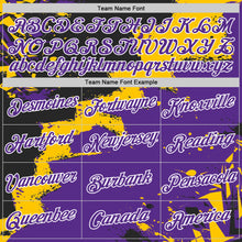 Загрузить изображение в средство просмотра галереи, Custom Stitched Black Purple Yellow-White 3D Pattern Design Splash Torn Paper Style Sports Pullover Sweatshirt Hoodie