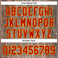 Laden Sie das Bild in den Galerie-Viewer, Custom Stitched Old Gold Red-Yellow 3D Pattern Design Tree Camo Hunting Sports Pullover Sweatshirt Hoodie