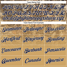 Laden Sie das Bild in den Galerie-Viewer, Custom Stitched Old Gold Navy-Cream 3D Pattern Design Tree Camo Gradient Hunting Sports Pullover Sweatshirt Hoodie