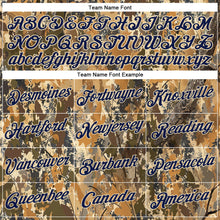 Laden Sie das Bild in den Galerie-Viewer, Custom Stitched Old Gold Navy-Cream 3D Pattern Design Tree Camo Hunting Sports Pullover Sweatshirt Hoodie