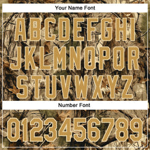 Загрузить изображение в средство просмотра галереи, Custom Stitched Olive Old Gold-Cream 3D Pattern Design Tree Camo Hunting Sports Pullover Sweatshirt Salute To Service Hoodie