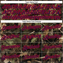 Load image into Gallery viewer, Custom Stitched Olive Navy-Fire Red 3D Pattern Design Tree Camo Hunting Sports Pullover Sweatshirt Salute To Service Hoodie