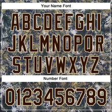 Load image into Gallery viewer, Custom Stitched Olive Brown-Cream 3D Pattern Design Tree Camo Hunting Sports Pullover Sweatshirt Salute To Service Hoodie