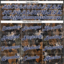 Load image into Gallery viewer, Custom Stitched Black Navy-White 3D Pattern Design Tree Camo Hunting Sports Pullover Sweatshirt Hoodie