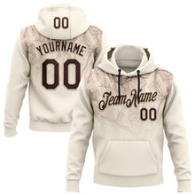 Load image into Gallery viewer, Custom Stitched Cream Brown-Cream 3D Pattern Design Tree Camo Gradient Hunting Sports Pullover Sweatshirt Hoodie