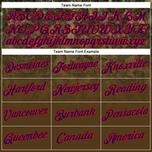 Load image into Gallery viewer, Custom Stitched Olive Navy-Fire Red 3D Pattern Design Tree Camo Gradient Hunting Sports Pullover Sweatshirt Salute To Service Hoodie