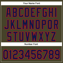 Load image into Gallery viewer, Custom Stitched Olive Navy-Fire Red 3D Pattern Design Tree Camo Hunting Sports Pullover Sweatshirt Salute To Service Hoodie