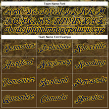 Load image into Gallery viewer, Custom Stitched Olive Navy-Yellow 3D Pattern Design Tree Camo Gradient Hunting Sports Pullover Sweatshirt Salute To Service Hoodie