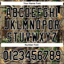 Laden Sie das Bild in den Galerie-Viewer, Custom Stitched Old Gold Black-White 3D Pattern Design Tree Camo Hunting Sports Pullover Sweatshirt Hoodie