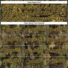 Laden Sie das Bild in den Galerie-Viewer, Custom Stitched Old Gold Navy-Yellow 3D Pattern Design Tree Camo Hunting Sports Pullover Sweatshirt Hoodie
