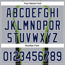 Laden Sie das Bild in den Galerie-Viewer, Custom Stitched Gray Navy Black Green-White 3D Pattern Design Sportswear Pullover Sweatshirt Hoodie