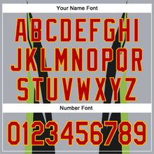 Laden Sie das Bild in den Galerie-Viewer, Custom Stitched Gray Red Black Green-Gold 3D Pattern Design Sportswear Pullover Sweatshirt Hoodie