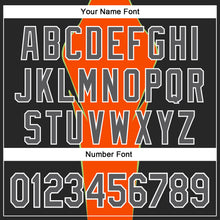 Laden Sie das Bild in den Galerie-Viewer, Custom Stitched Orange Steel Gray Black Green-White 3D Pattern Design Sportswear Pullover Sweatshirt Hoodie