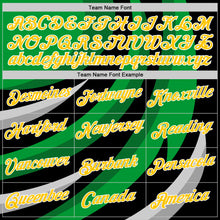 Laden Sie das Bild in den Galerie-Viewer, Custom Stitched Black Yellow Green-White 3D Pattern Design Sportswear Pullover Sweatshirt Hoodie
