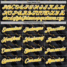 Load image into Gallery viewer, Custom Stitched Black Gold-White 3D Pattern Design Slant Lines Sports Pullover Sweatshirt Hoodie