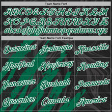 Charger l'image dans la galerie, Custom Stitched Black Kelly Green-White 3D Pattern Design Splash Sports Pullover Sweatshirt Hoodie