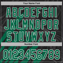 Charger l'image dans la galerie, Custom Stitched Black Kelly Green-White 3D Pattern Design Splash Sports Pullover Sweatshirt Hoodie