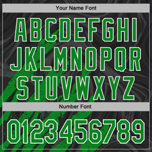 Charger l'image dans la galerie, Custom Stitched Black Grass Green-White 3D Pattern Design Splash Sports Pullover Sweatshirt Hoodie