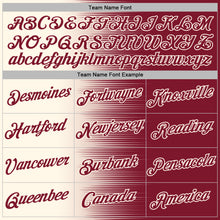 Laden Sie das Bild in den Galerie-Viewer, Custom Stitched Crimson Cream 3D Pattern Design Gradient Line Sports Pullover Sweatshirt Hoodie